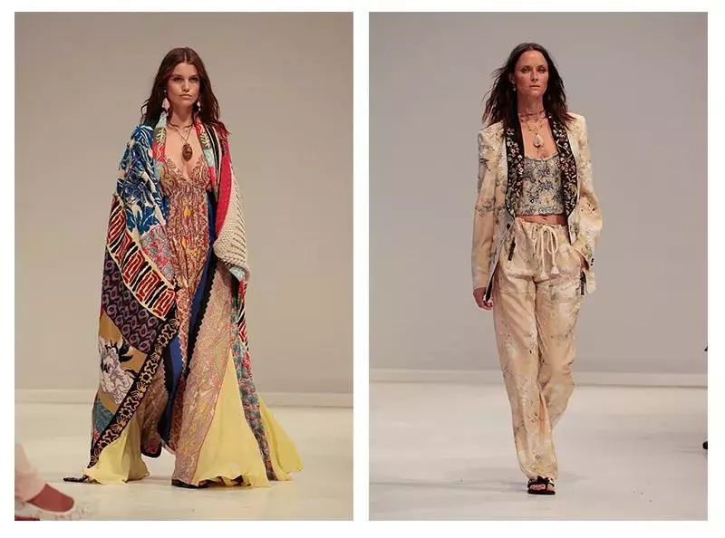 etro近况,etro佩斯利花纹真丝连衣裙