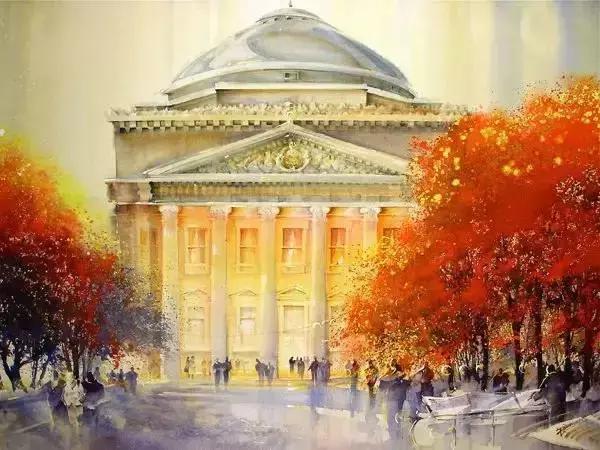 水彩大神之作,国外大师水彩值得一看