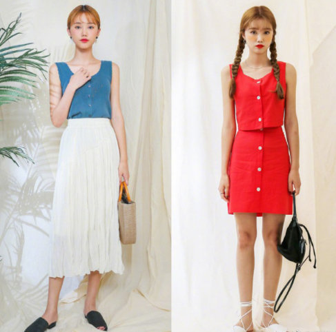 18套初秋轻甜显白的少女感穿搭,早秋时髦精穿搭分享