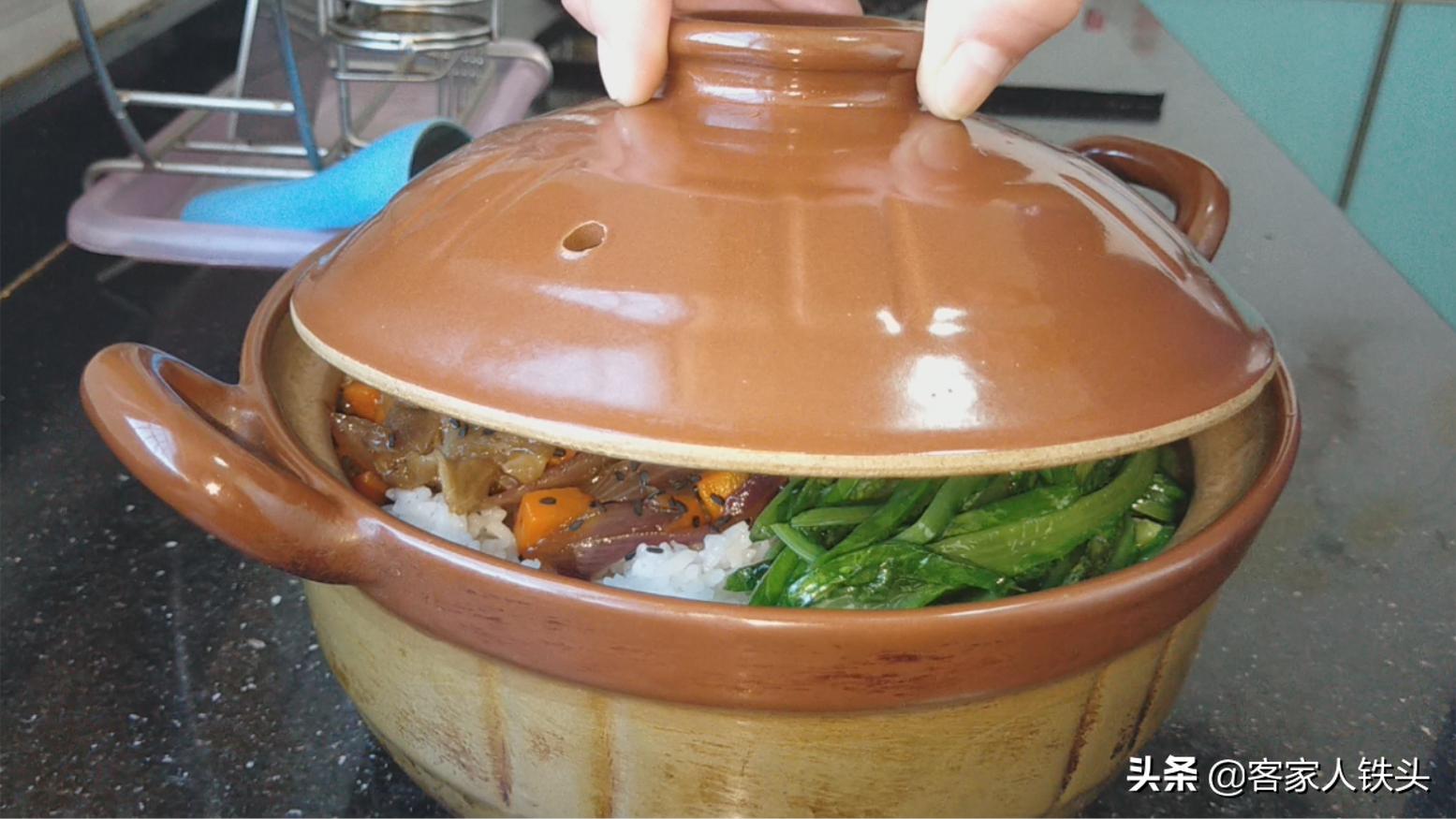 素菜盖浇饭家庭版,农家盖浇饭