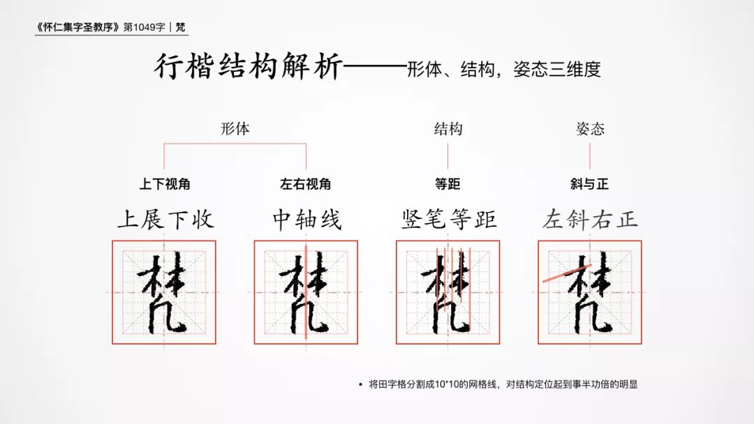 楷书毛笔书法梵的视频,梵硬笔楷书