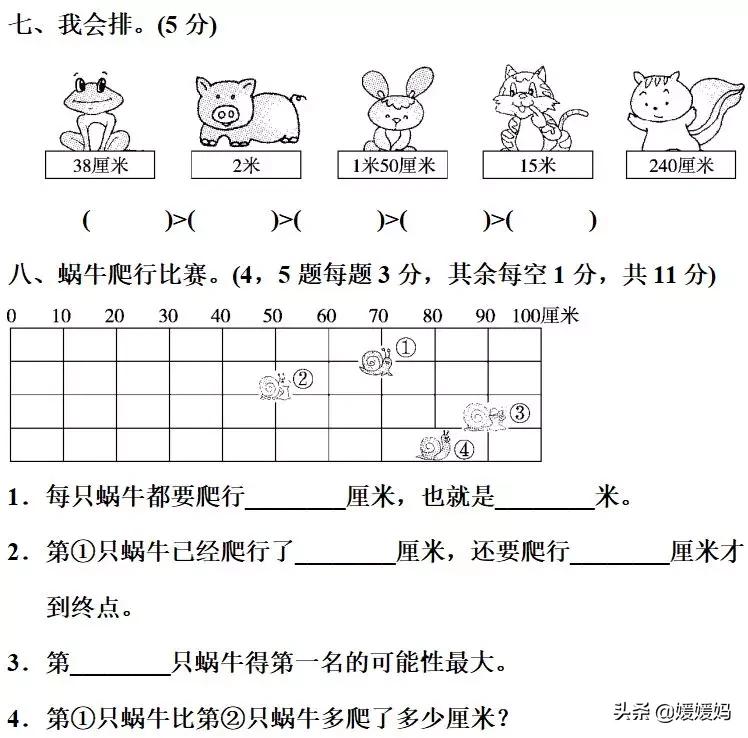 人教版数学二年级上册知识点梳理,数学人教版二年级上册知识点总结