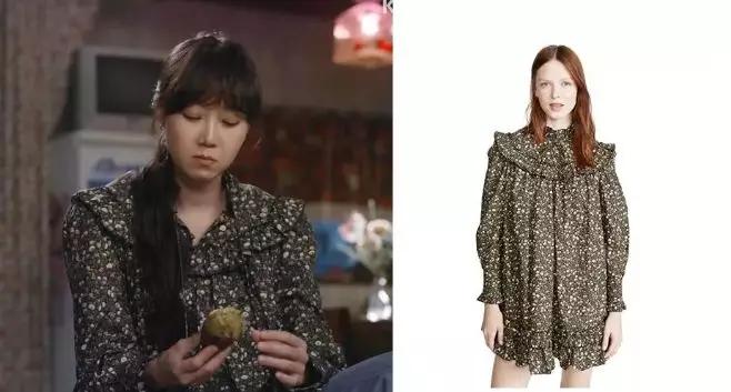 孔孝真同款衬衫豹纹绿色,孔孝真穿搭都是什么品牌