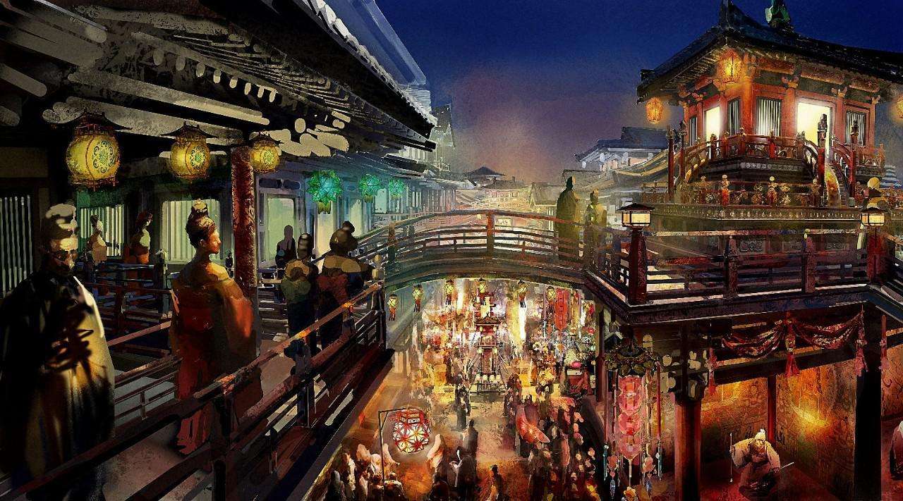 大唐摆摊地图高清版,西安大唐不夜城摆摊