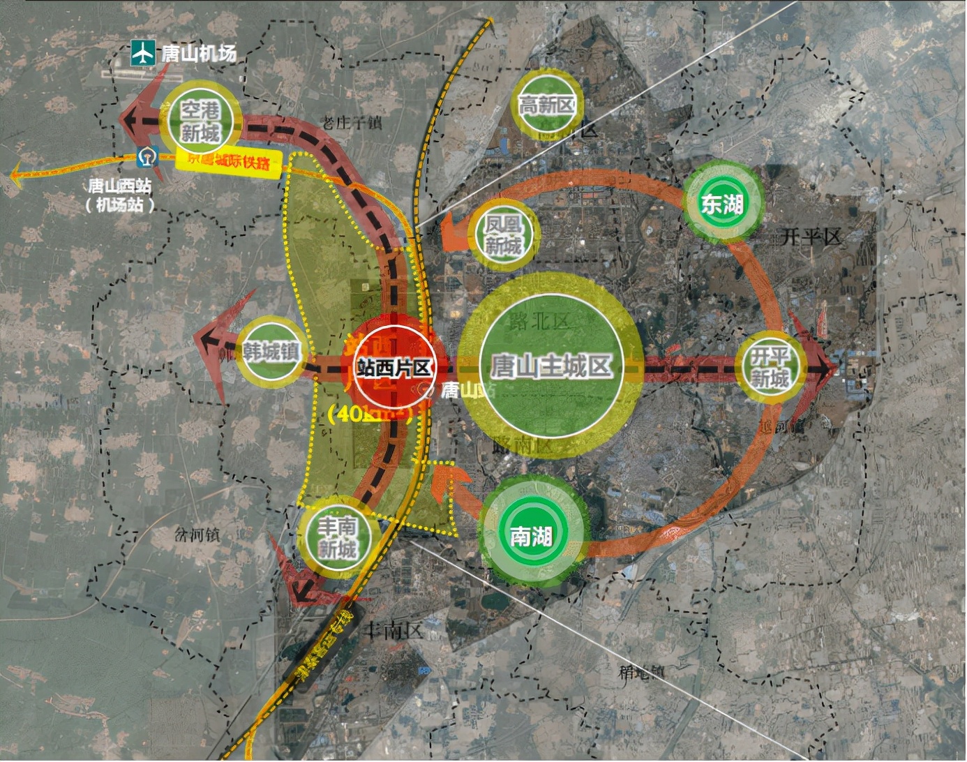 唐山西部经济区规划,唐山未来最具潜力片区