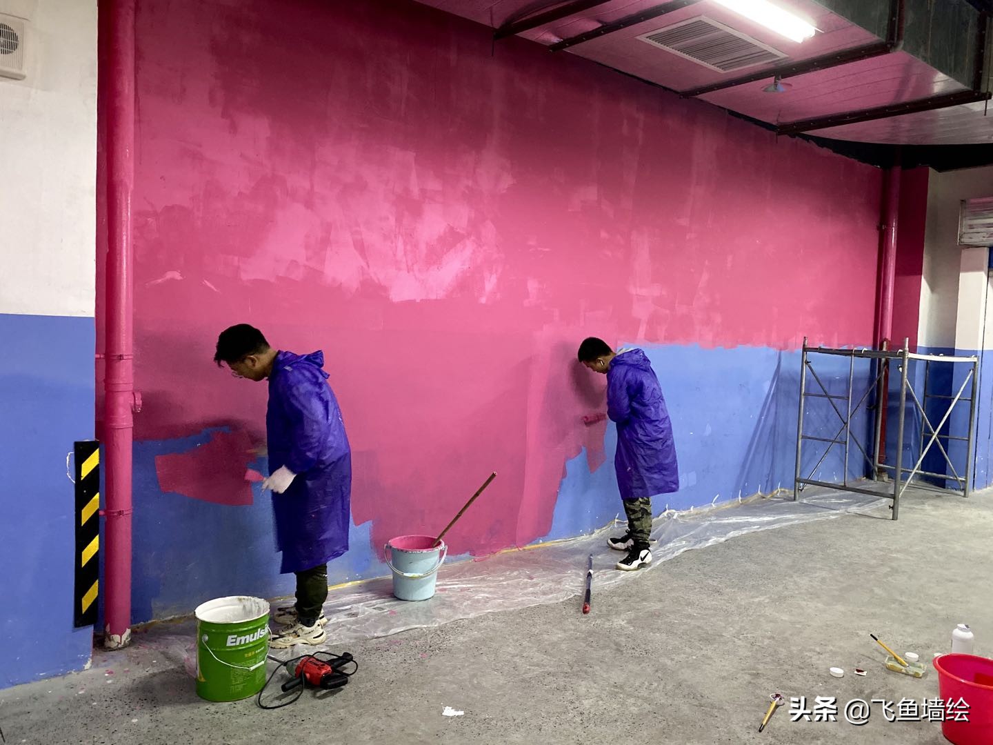 墙绘怎么画平整图片,墙绘怎样画写意