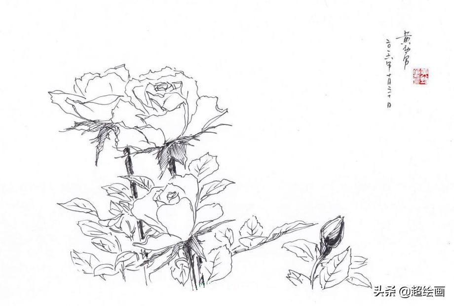 十大顶级钢笔画速写,钢笔速写100幅图片