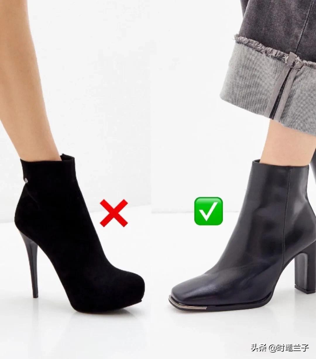 哪种短靴显腿细显脚小,什么短靴不显老