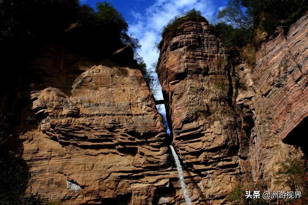河南旅游景点推荐龙潭大峡谷,河南两个对立的山的旅游景点