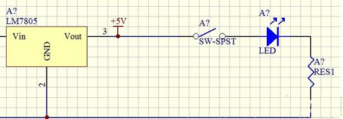 红蓝led交替闪烁电路图,简易交替闪烁灯电路图
