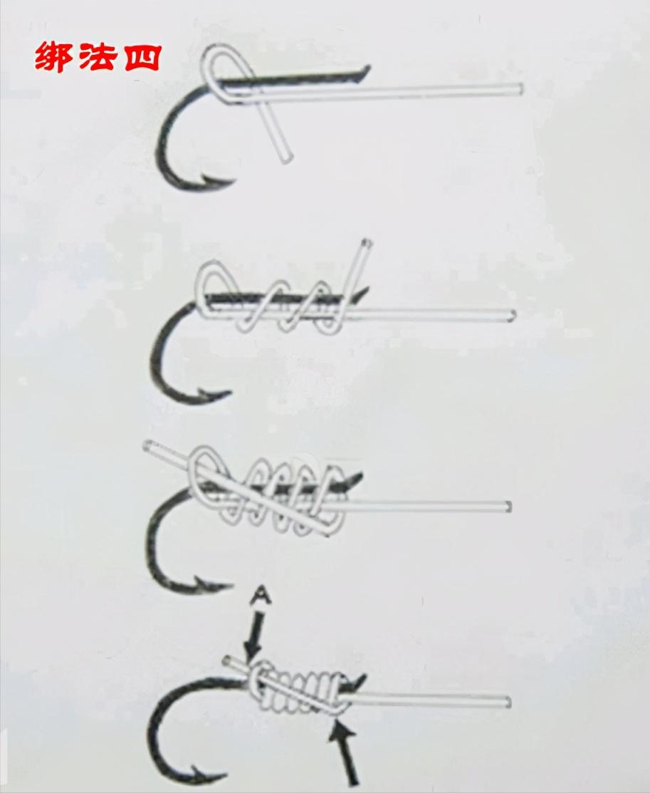绑钩教学慢动作最结实的绑钩,一遍就能学会的最牢固绑钩方法