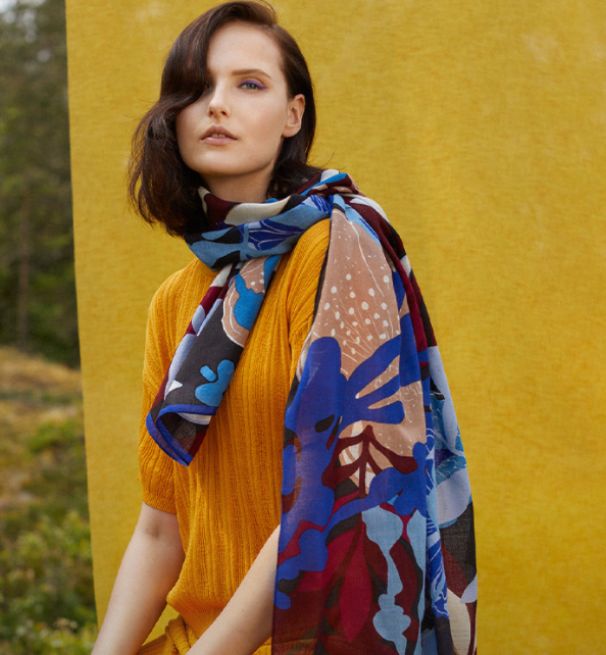 跨越半世纪的经典搭配王丝巾，这都当衣服穿了？