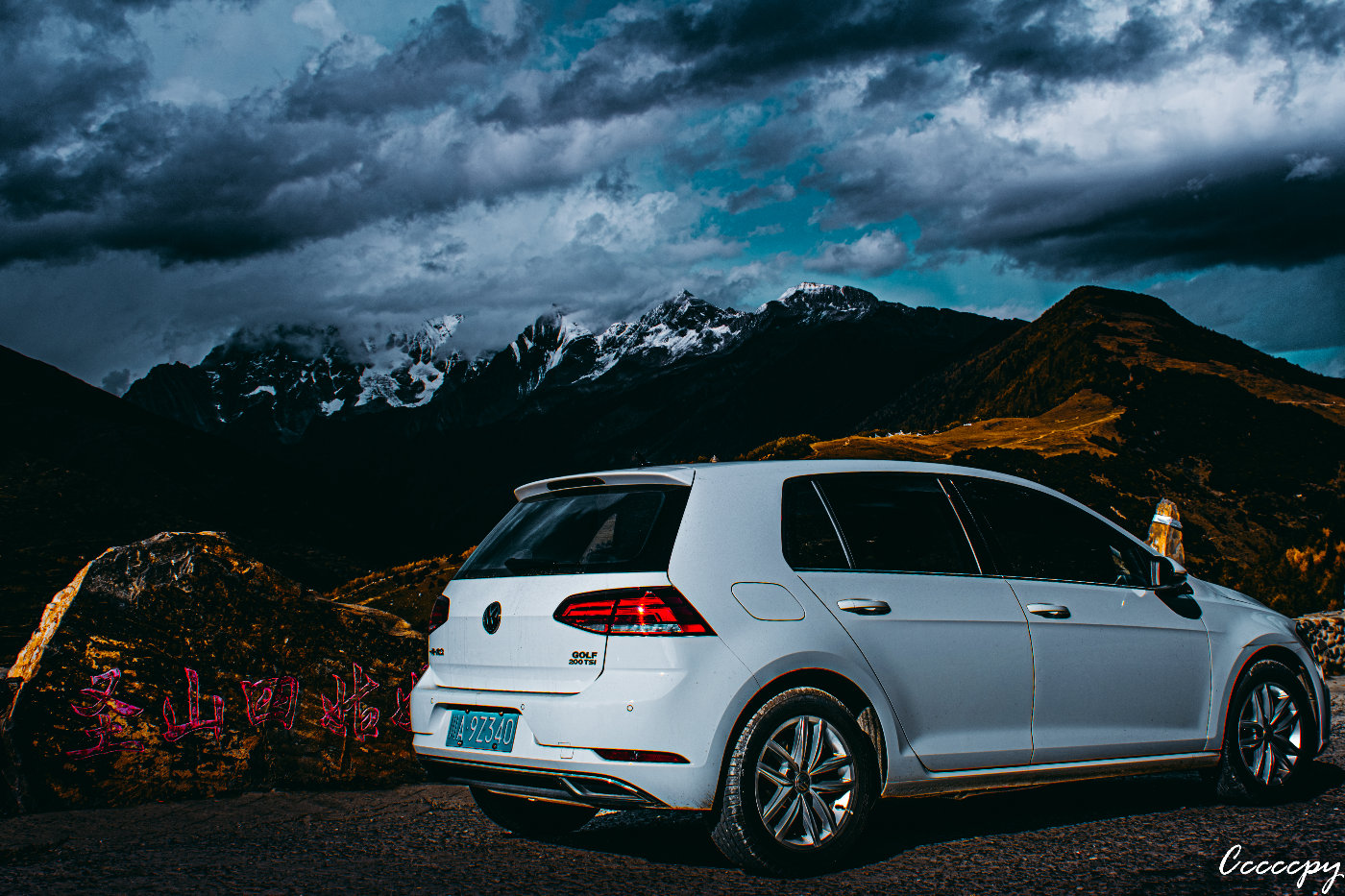 试驾高尔夫1.2t,试驾高尔夫1.2t市区