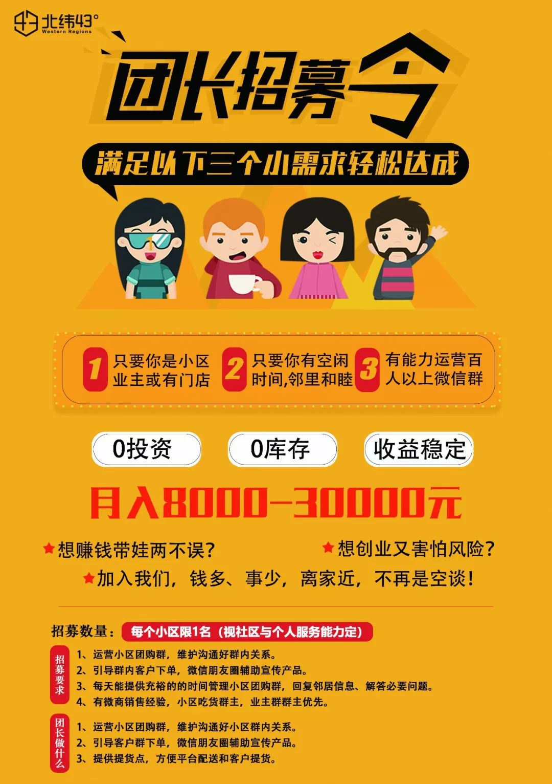 社区团购招募团长招聘信息,平度社区团购招募团长