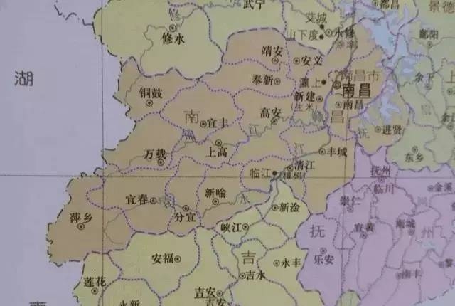 江西宜春版图一分为三，如今市中心设偏远的一角，没人愿认可！