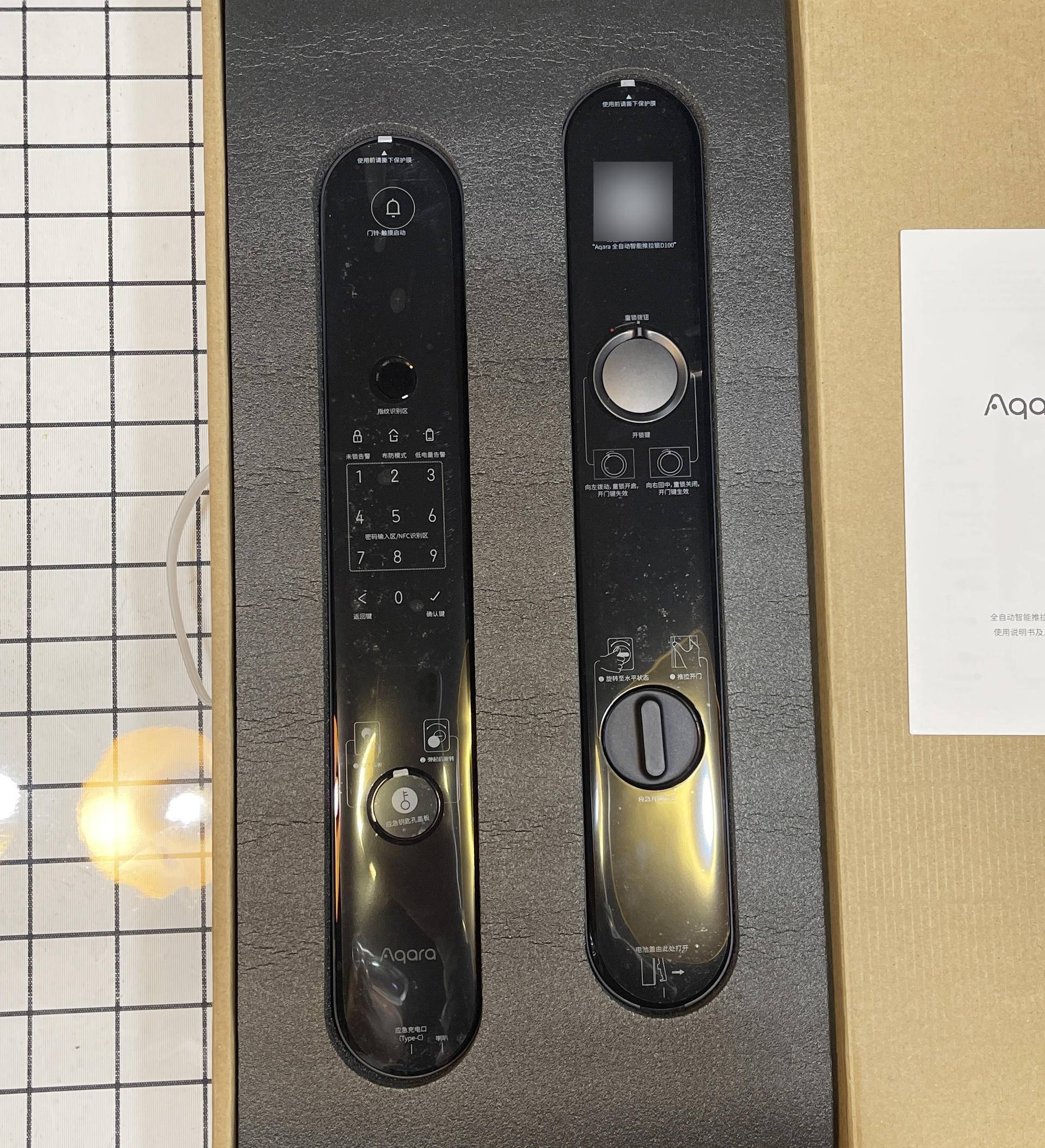 门锁测评老款门锁,指纹锁拆开测评