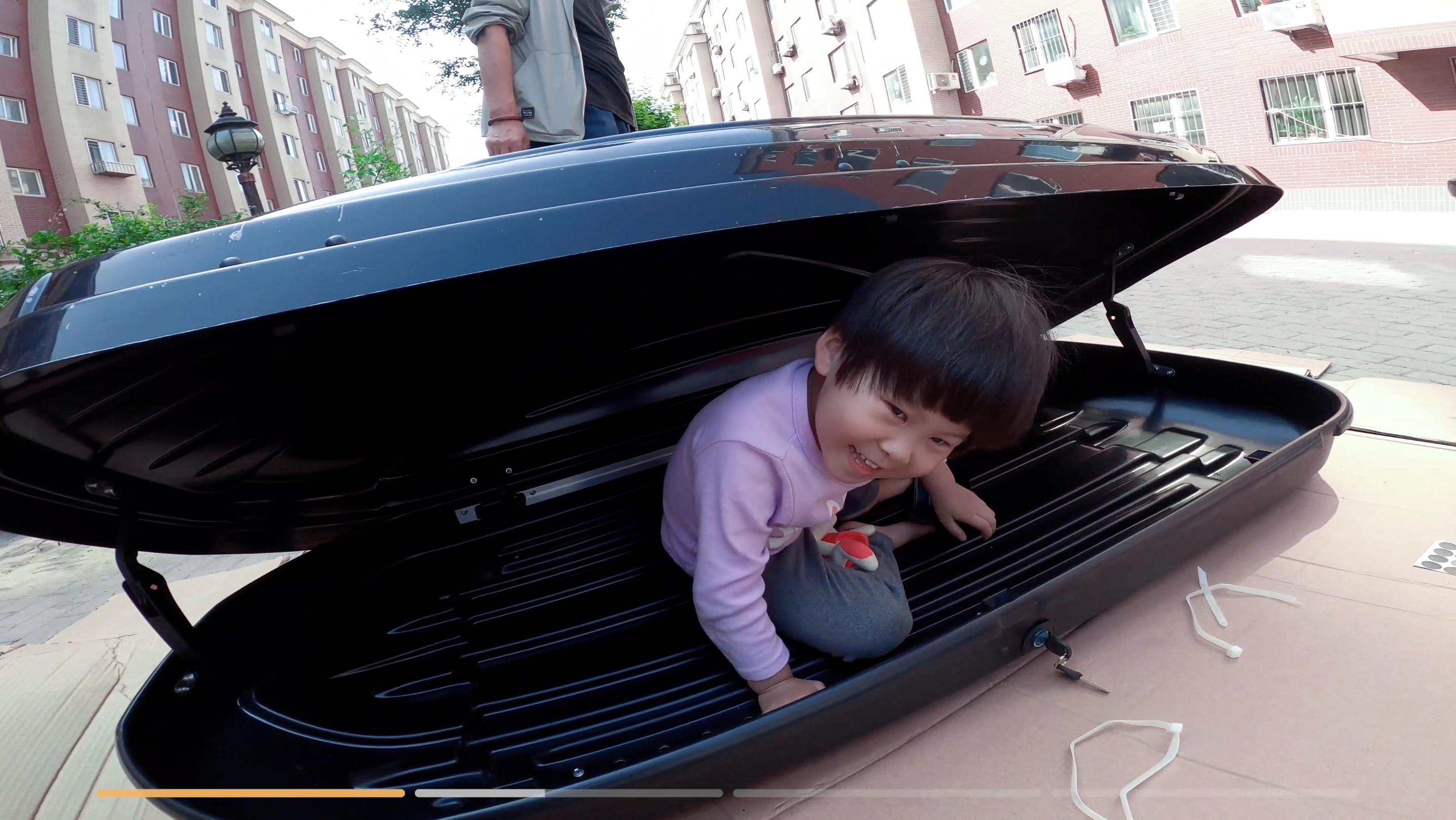 自驾车顶行李箱,车顶行李箱自驾游途中的真实体验