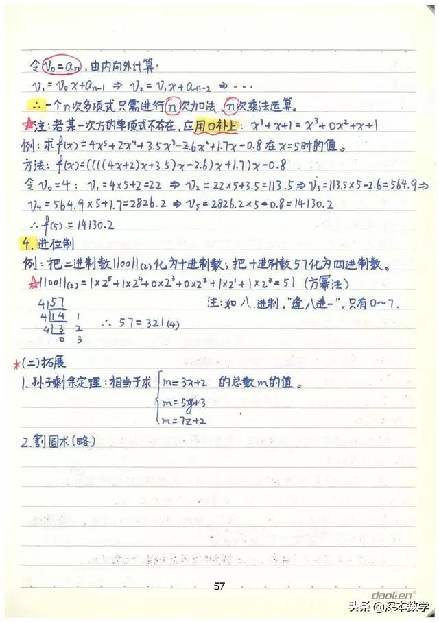 高考数学147分学霸手写笔记完整版,高考数学140+提分笔记