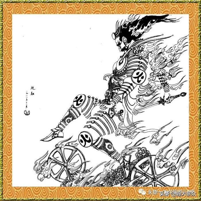 卢延光白描连环画全集,卢延光山水白描精品集