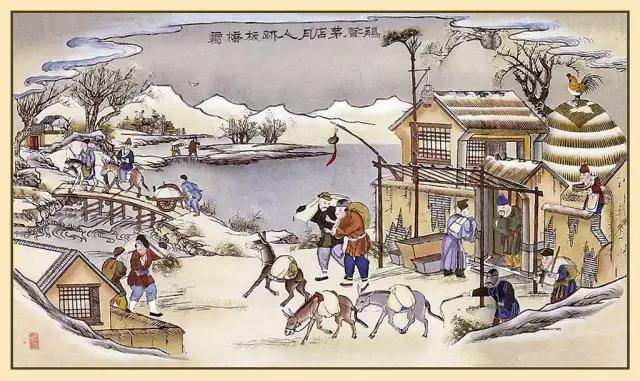 古画里除夕的传说与习俗，好看