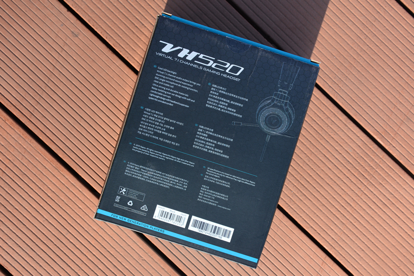 雷柏vh500耳机立体声,雷柏VH650RGB游戏耳机