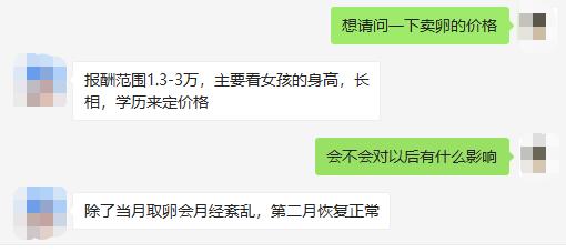 “没有身体接触，五万一次穿刺*体下**”：*市黑**卖卵坑害多少无知少女