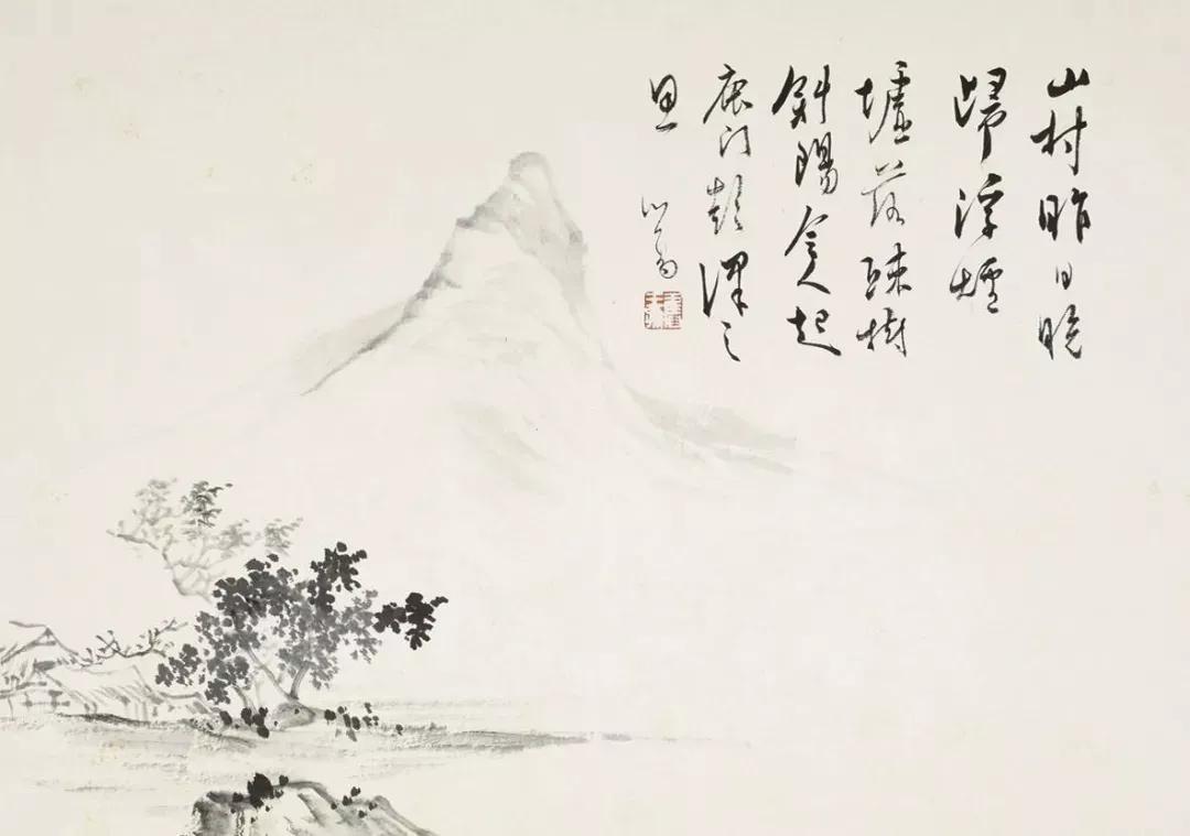 溥心畬册页精选,溥心畲书画作品清新淡雅意境悠远