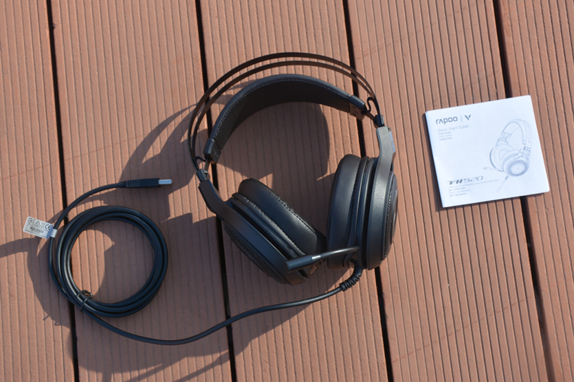 雷柏vh500耳机立体声,雷柏VH650RGB游戏耳机