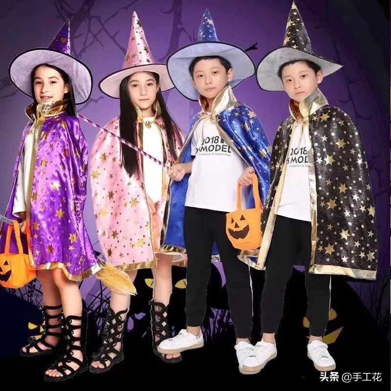 儿童万圣节服装制作diy,万圣节服装怎么做小孩儿能穿的