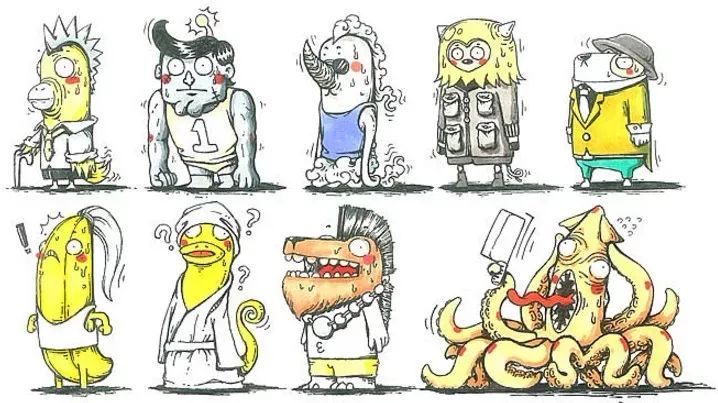 90后插画师画鬼,90后插画师山海经神兽