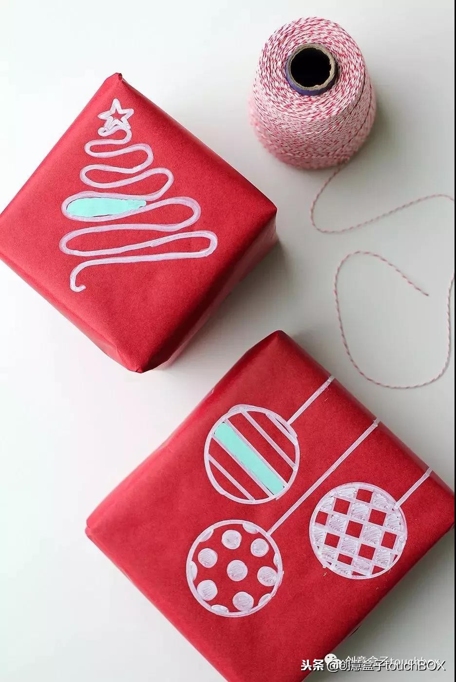 包装礼物的方法大礼盒,各种节日礼物盒卡纸