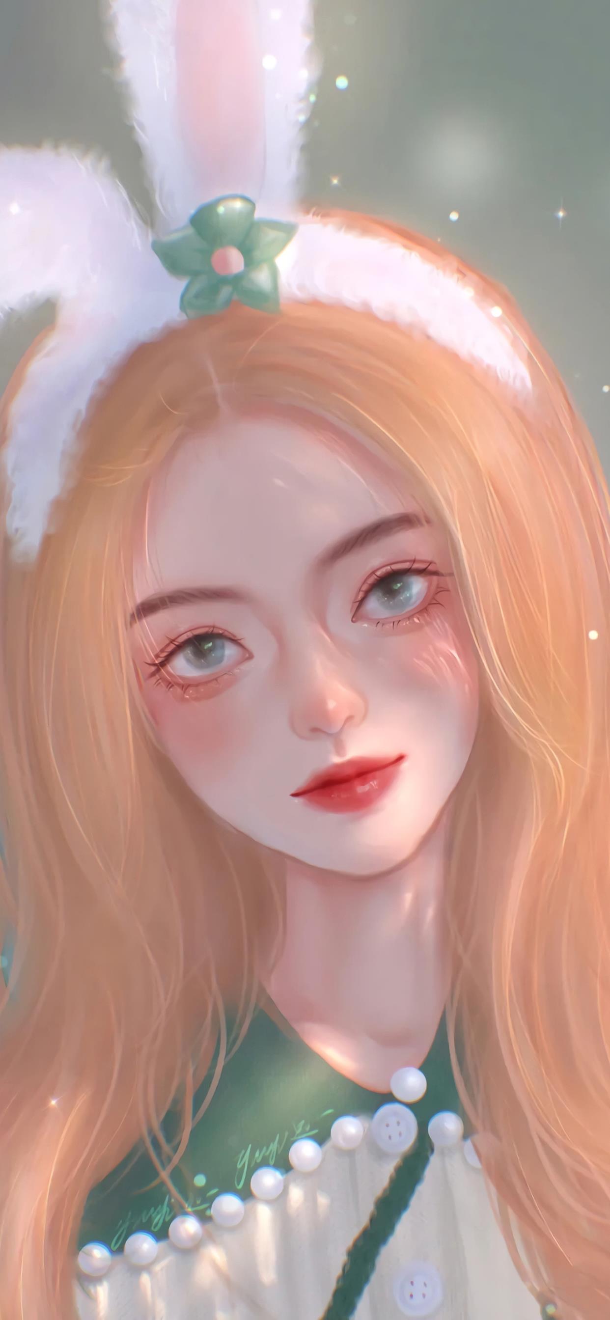 好看的女生壁纸插画图,插画小清新女生壁纸