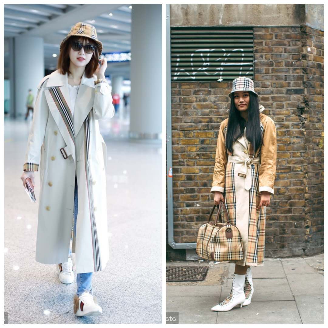 热巴同款防晒,热巴戴渔夫帽