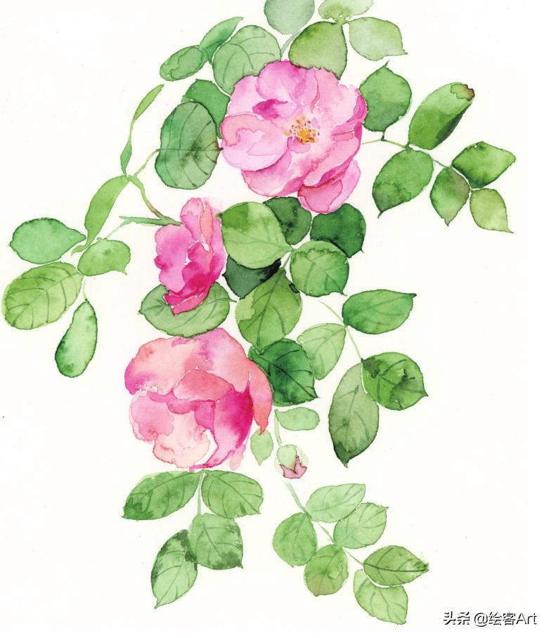 简单的水彩山水画教程,简单的水彩风景画怎么画