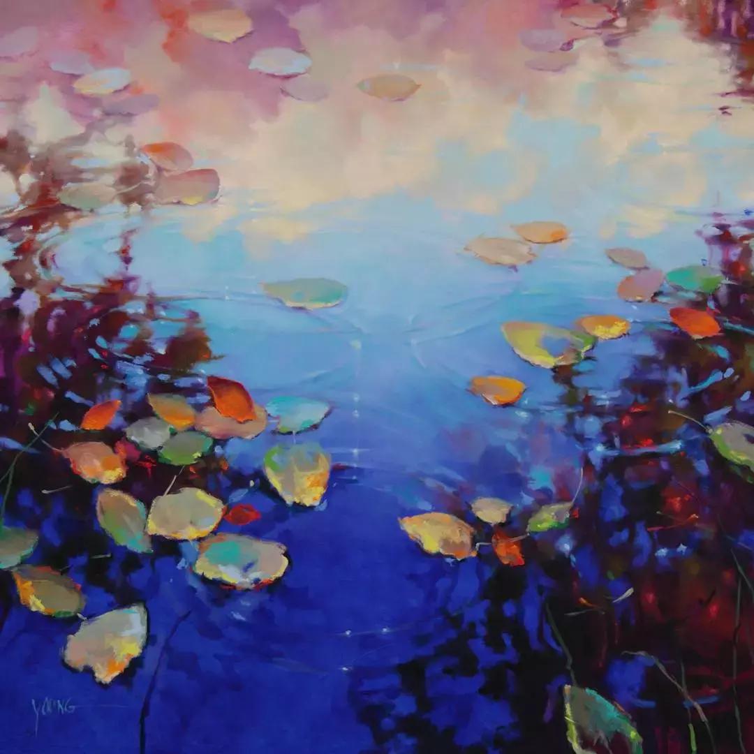 三个画家笔下的雪景,三位油画家的风景画