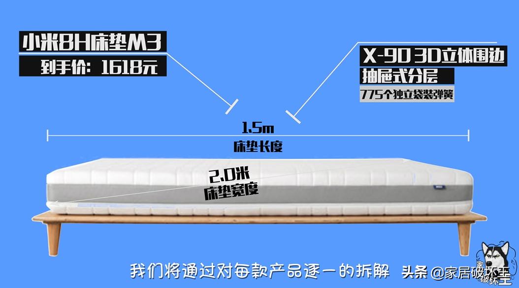 吓人！小哥拆了一款千元的小米床垫，发现内部一个不为人知的秘密