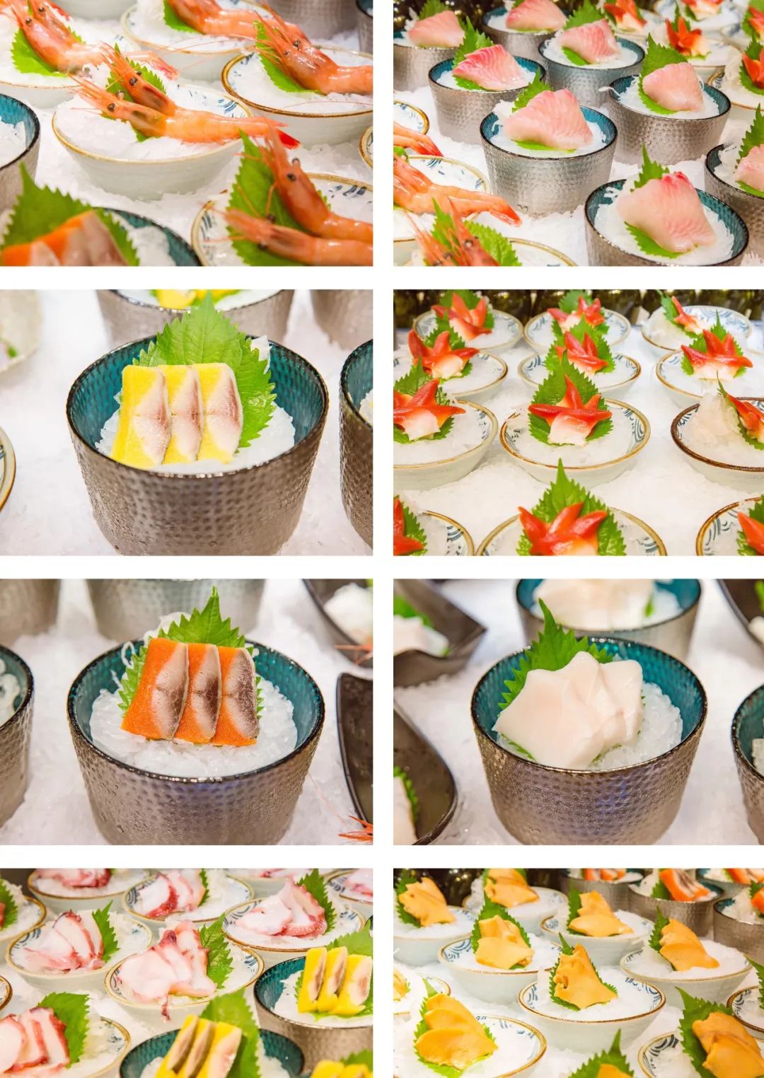 象拔蚌三文鱼鹅肝刺身拼盘,鹅肝苹果刺身