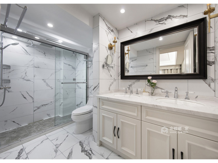 蓝色系轻奢风装修,蓝色轻奢风