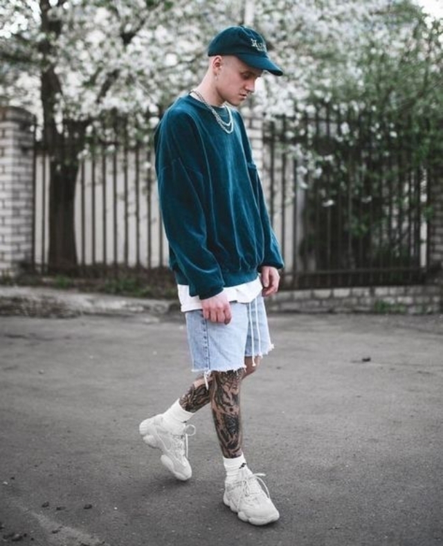 男生夏天短裤怎么穿不显矮不显胖,13岁穿搭男生夏季短裤