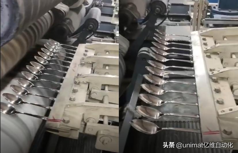 亿维自动化不锈钢餐具曲面抛光解决方案