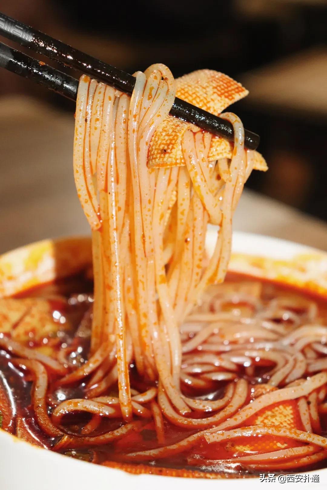 西安又麻又辣红油米线排行,陕西有哪些红油米线好吃