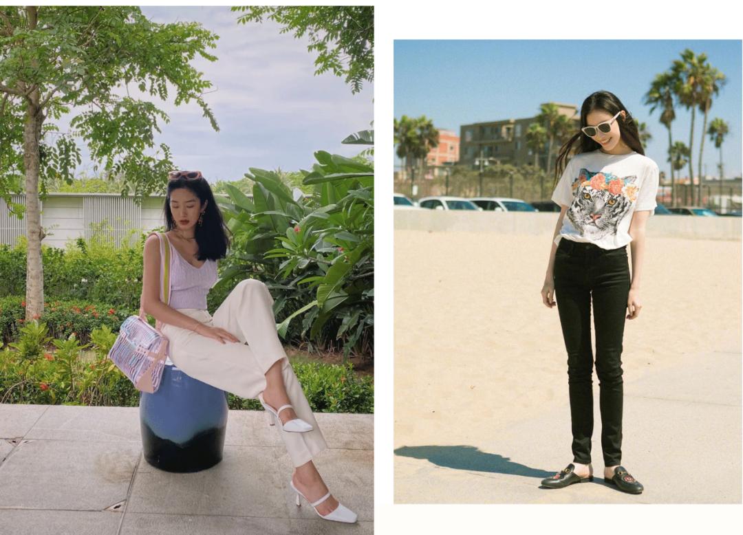 宽腿牛仔裤搭配什么鞋好看,情侣款百搭牛仔裤搭配什么鞋子