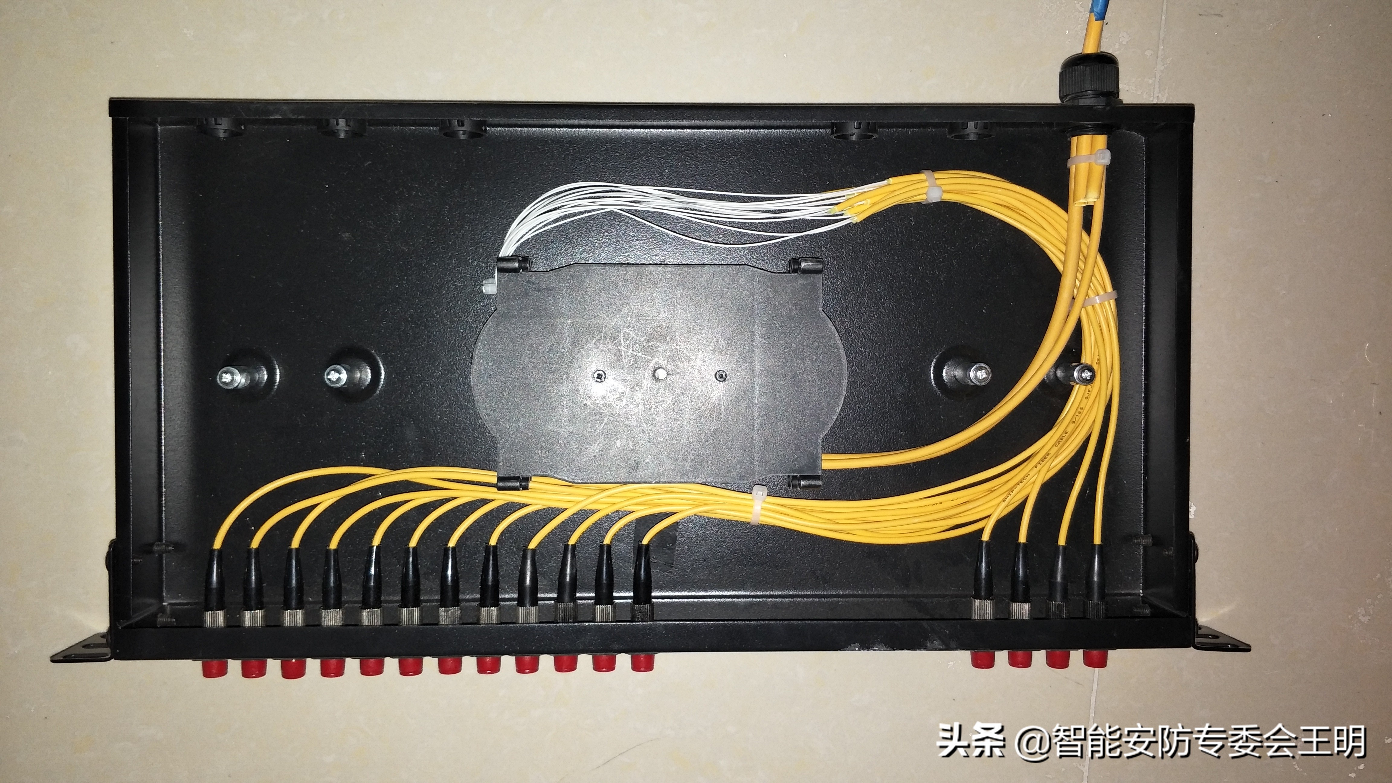 新型光纤熔接施工案例,风电场光纤熔接图纸