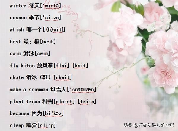 小学英语“单词表+音标”！给孩子贴墙上背熟，初中都领先一大截