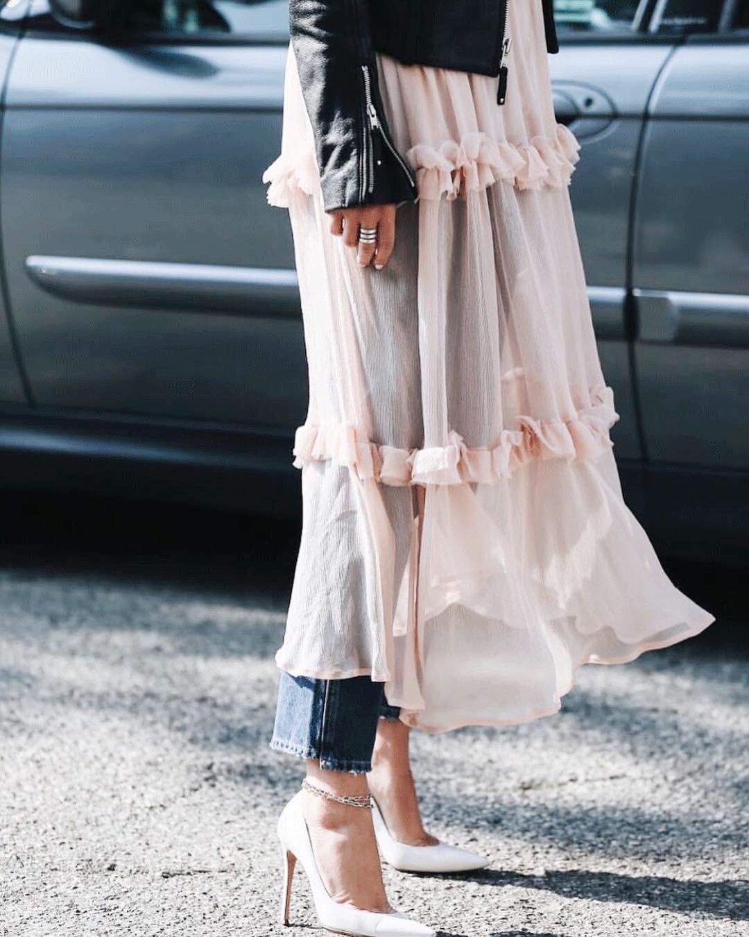 裙子外搭头套罩衫,裙子外搭夏季薄款头套