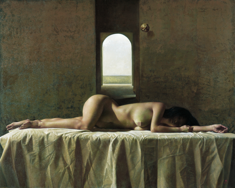 艺术名家郭北平油画肖像作品欣赏,当代名家油画图片大全