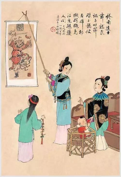 100首诗词100张风俗图太美了,100幅中国古风俗画