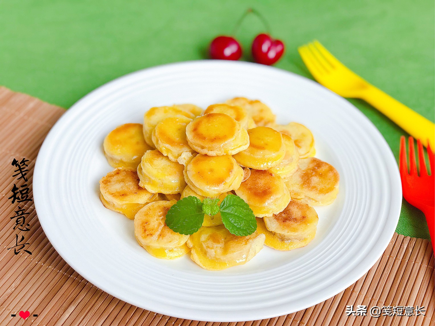 香蕉饼简单摆摊,如何制作香蕉饼不用一滴水一滴油