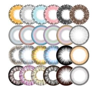 美瞳新手多款,半年抛14.2美瞳品牌推荐