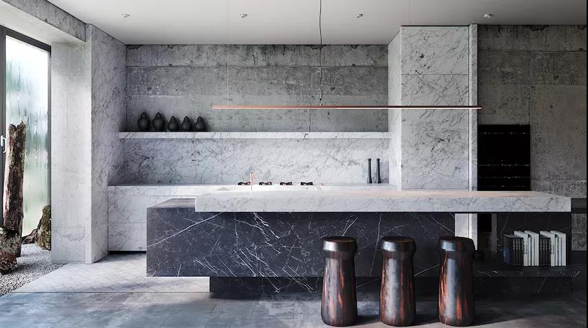 石材墙壁怎么安装,天然石材墙面的安装常用方法